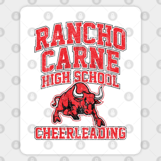 Rancho Carne High School Cheerleading (Variant) Magnet by huckblade